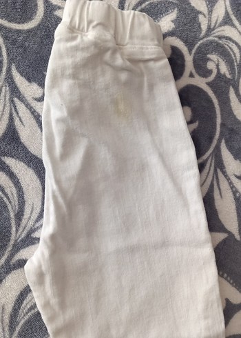 Erkek Çocuk Beyaz Pantolon - Görsel 4