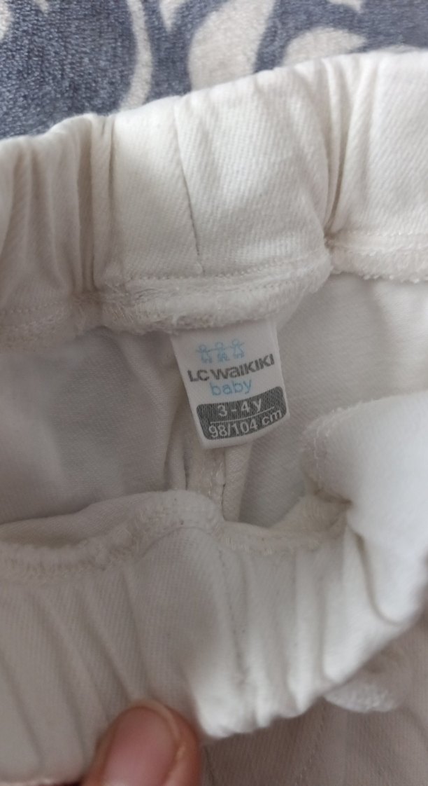 Erkek Çocuk Beyaz Pantolon - Görsel 3