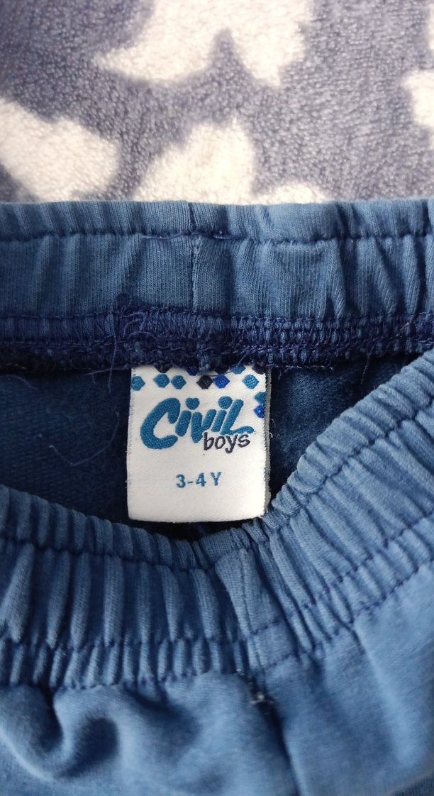 Erkek Pamuklu Rahat Kesim Lacivert Şort - Görsel 2