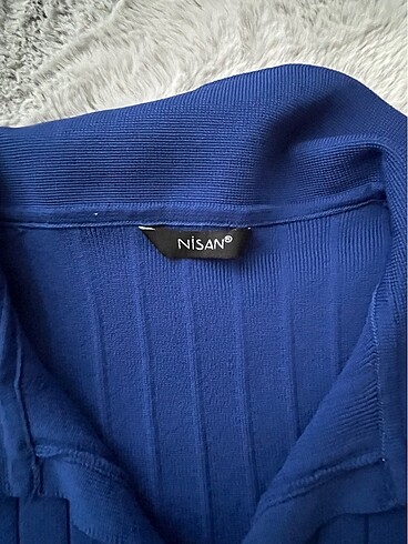 Diğer Saks mavi Polo yaka triko