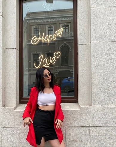 Zara Kırmızı blazer ceket