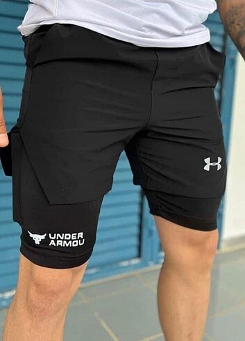 Under Armauer Taytlı Sporcu Short 