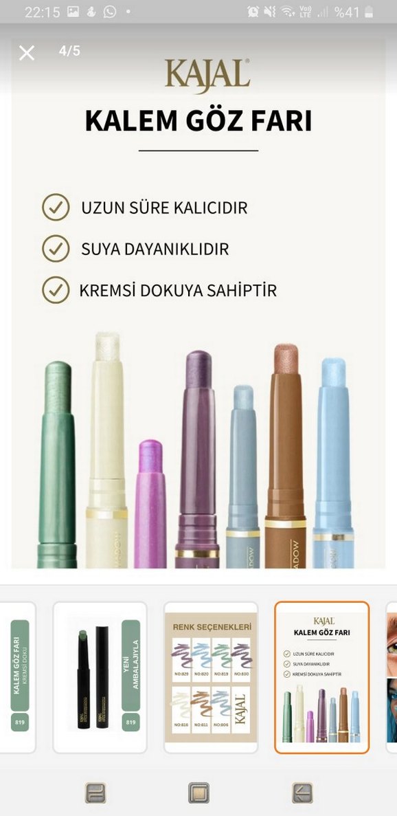 KAJAL ETIKETLI STICK EYESHADOW - Görsel 5