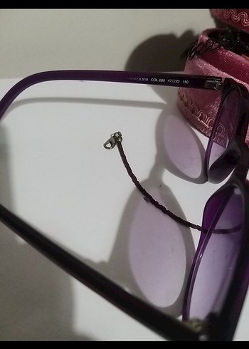 Şeffaf Mor Kadın Güneş Gözlüğü- ATASUN OPTIK - Görsel 3