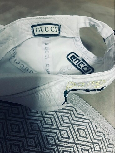 3-5 Yaş, 21 cm Beden beyaz Renk Gucci orijinal çocuk şapka3-6 yaş arası