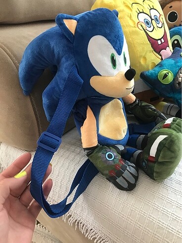 Beden Sonic orijinal çocuk sırt çanta