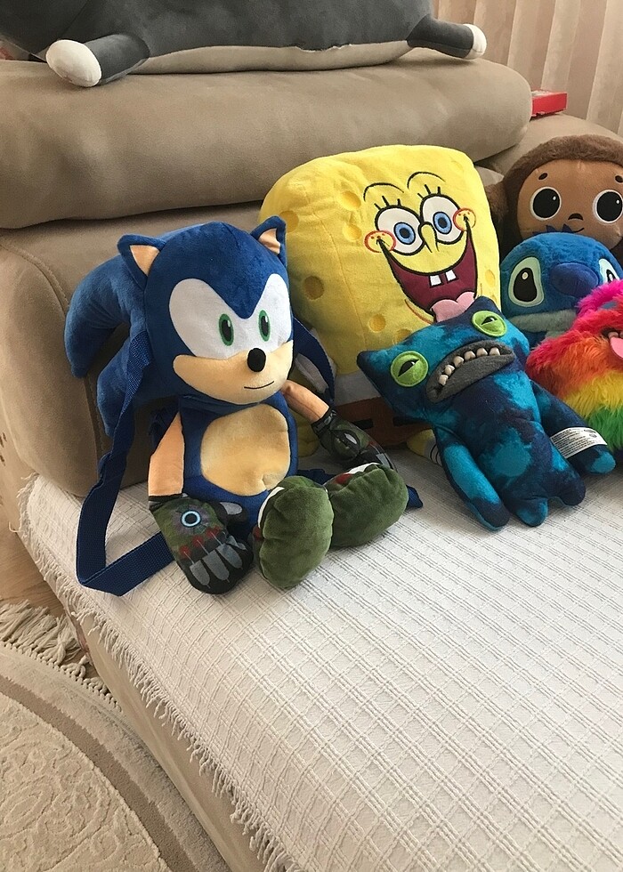 Sonic orijinal çocuk sırt çanta - Görsel 2