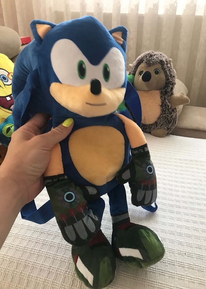 Sonic orijinal çocuk sırt çanta - Görsel 5