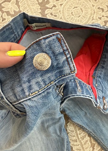Levis Gri Bağcıklı Regular Fit Denim Erkek Kot Pantolon
