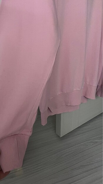 s Beden pembe Renk Kapüşonlu sweatshirt
