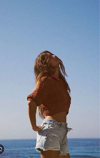 xs Beden mavi Renk Zara denim şort