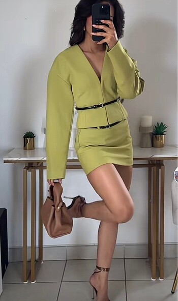 Zara Zara blazer etek takımı