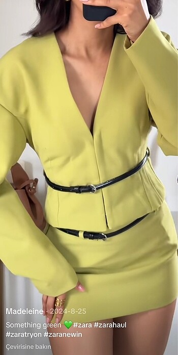 s Beden Zara blazer etek takımı