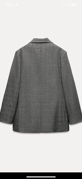 Zara Zara kareli oversize blazer