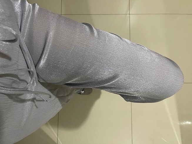 xs Beden gri Renk Zara simli pijama pantolon