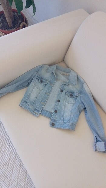 Crop ceket