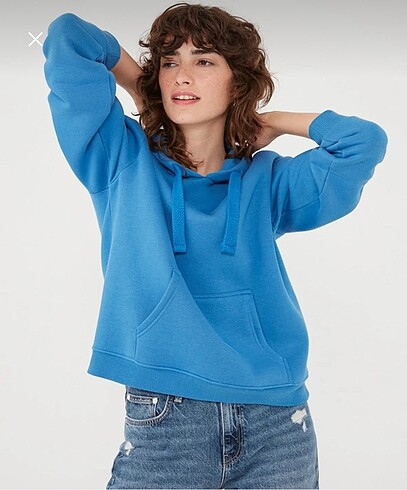 Mavi kadın sweatshirt