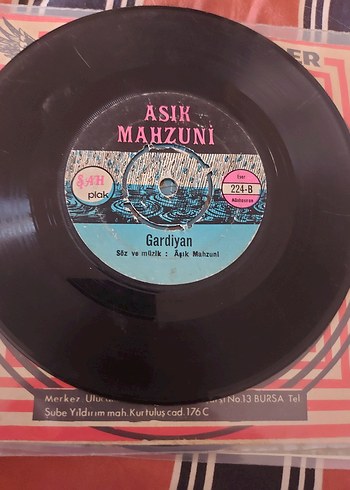 Aşık Mahzuni - Gardiyan 45'lik Plak