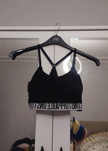 Siyah Mini Spor Sütyeni - Görsel 2