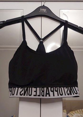 Siyah Mini Spor Sütyeni - Görsel 3