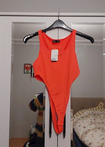 turuncu Kadın Sporcu Mayo - Görsel 4