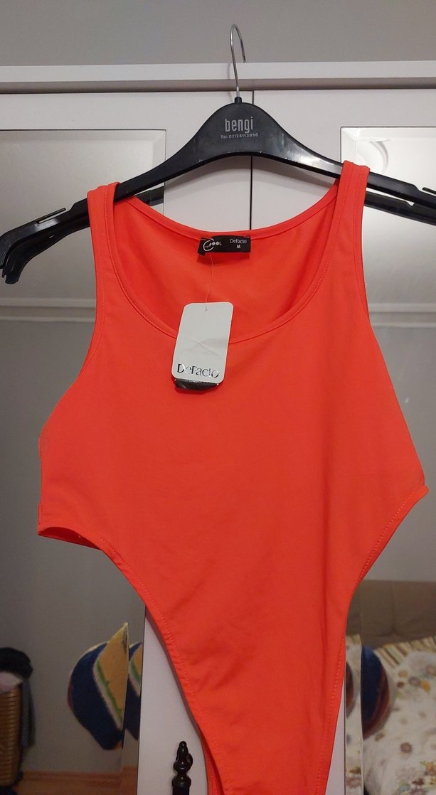 turuncu Kadın Sporcu Mayo - Görsel 5