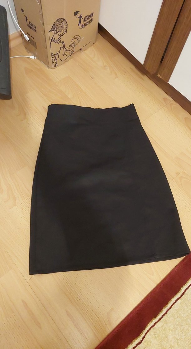 Siyah Süet Mini Etek - Görsel 2