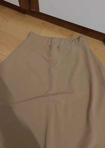 Bej Uzun Salaş Kadın Etek - Görsel 3