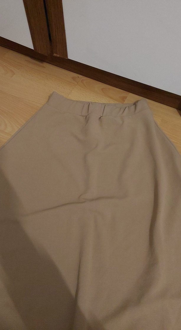 Bej Uzun Salaş Kadın Etek - Görsel 3