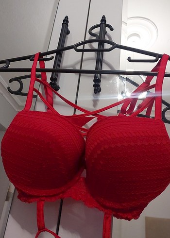 Kırmızı Bohem Mini Sütyen - Görsel 4