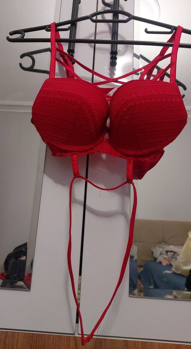 Kırmızı Bohem Mini Sütyen - Görsel 2