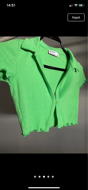 xs Beden Bershka crop