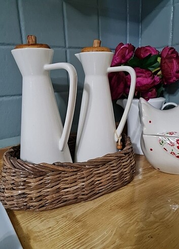 Zara Home Yağdanlık Altı Hasır Örgü Sepet