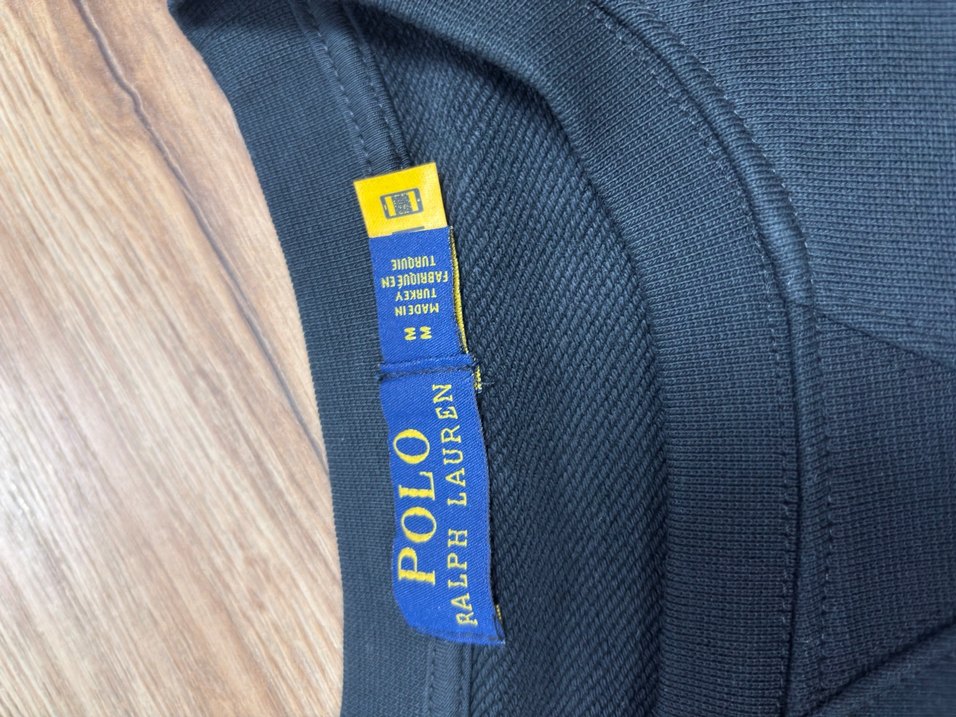 Ralph Lauren Polo Bear Baskılı Siyah Sweatshirt - Görsel 5