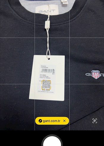 Orijinal Gant Siyah Erkek Sweatshirt - Görsel 4