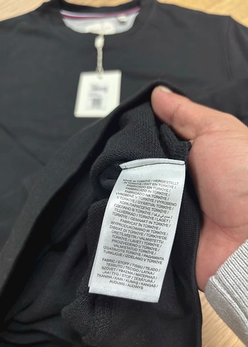 Orijinal Gant Siyah Erkek Sweatshirt - Görsel 5