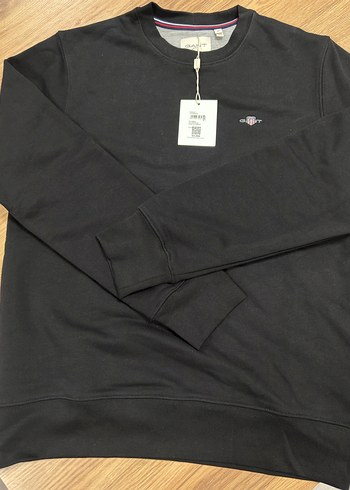 Orijinal Gant Siyah Erkek Sweatshirt - Görsel 2