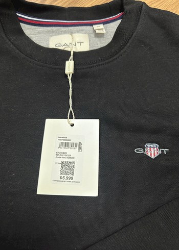Orijinal Gant Siyah Erkek Sweatshirt - Görsel 3
