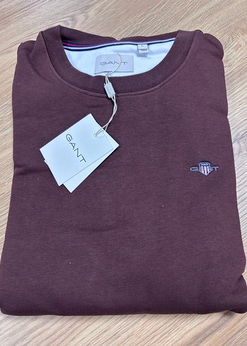 Orijinal GANT Bordo Erkek Sweatshirt - Görsel 3