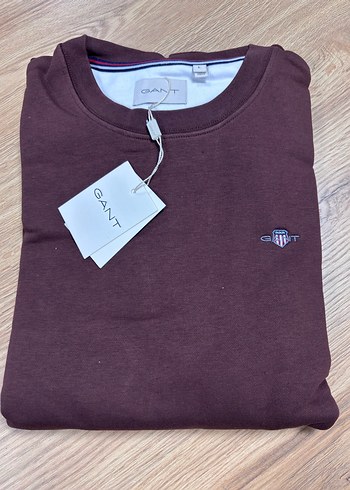 Orijinal GANT Bordo Erkek Sweatshirt - Görsel 2