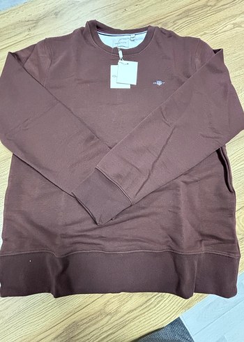 Orijinal GANT Bordo Erkek Sweatshirt - Görsel 11
