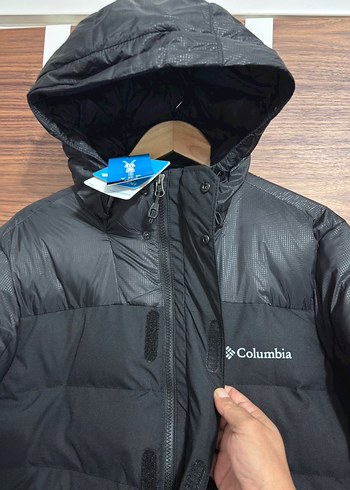 Columbia Siyah Kapüşonlu Erkek Mont - Görsel 5