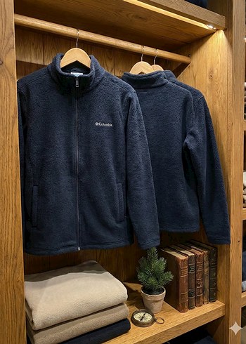 Columbia Erkek Lacivert Fermuarlı Polar - Görsel 2