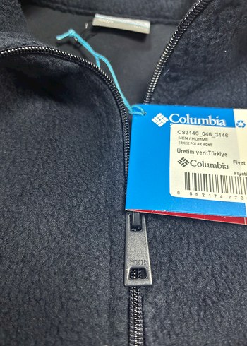 Columbia Erkek Lacivert Fermuarlı Polar - Görsel 7