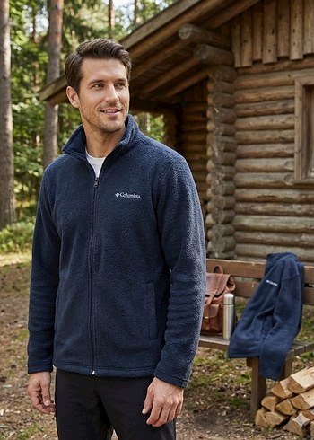 Columbia Erkek Lacivert Fermuarlı Polar - Görsel 3