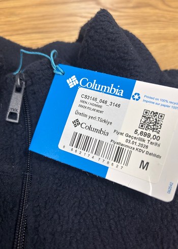 Columbia Erkek Lacivert Fermuarlı Polar - Görsel 12