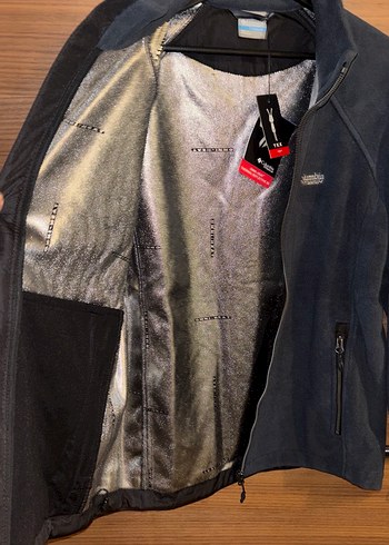 Columbia Titanyum Erkek Füme Fermuarlı Polar Ceket - Görsel 5