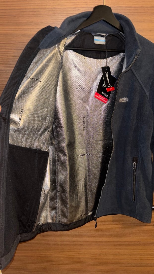 Columbia Titanyum Erkek Füme Fermuarlı Polar Ceket - Görsel 5