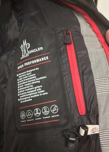 Orjinal Moncler Kaz Tüyü Kayak Montu - Görsel 9