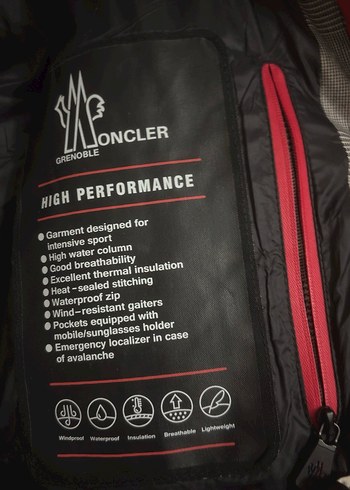 Orjinal Moncler Kaz Tüyü Kayak Montu - Görsel 6